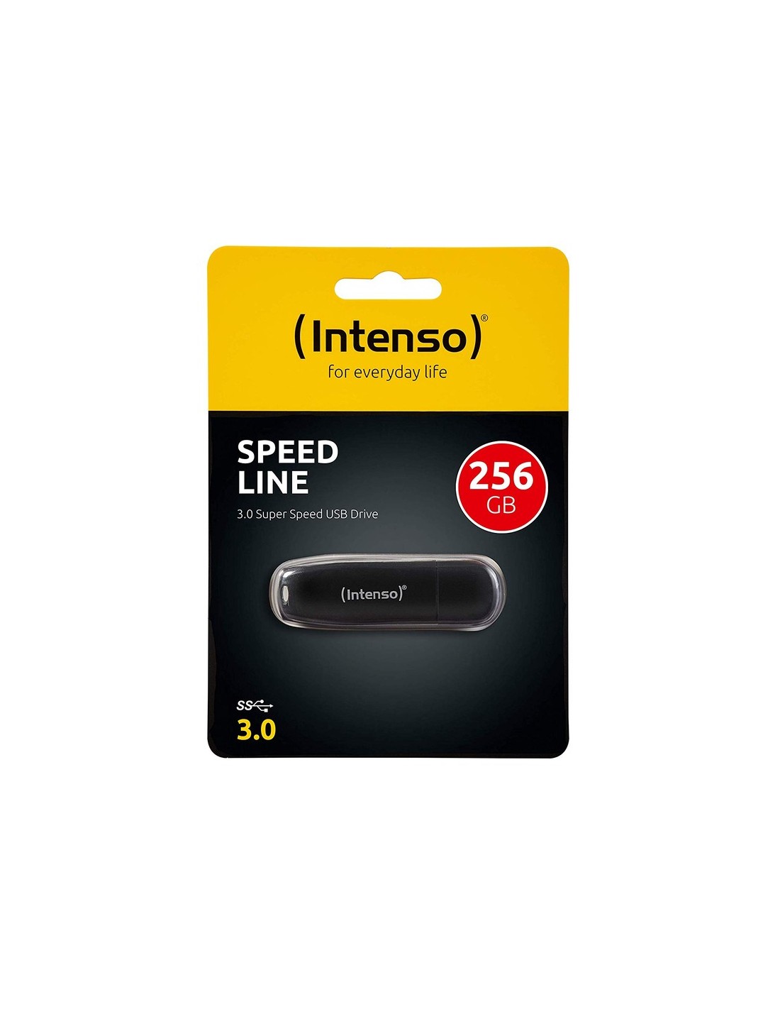 Pendrive Intenso Speed Line 256GB Negro USB 3.0 en Logroño