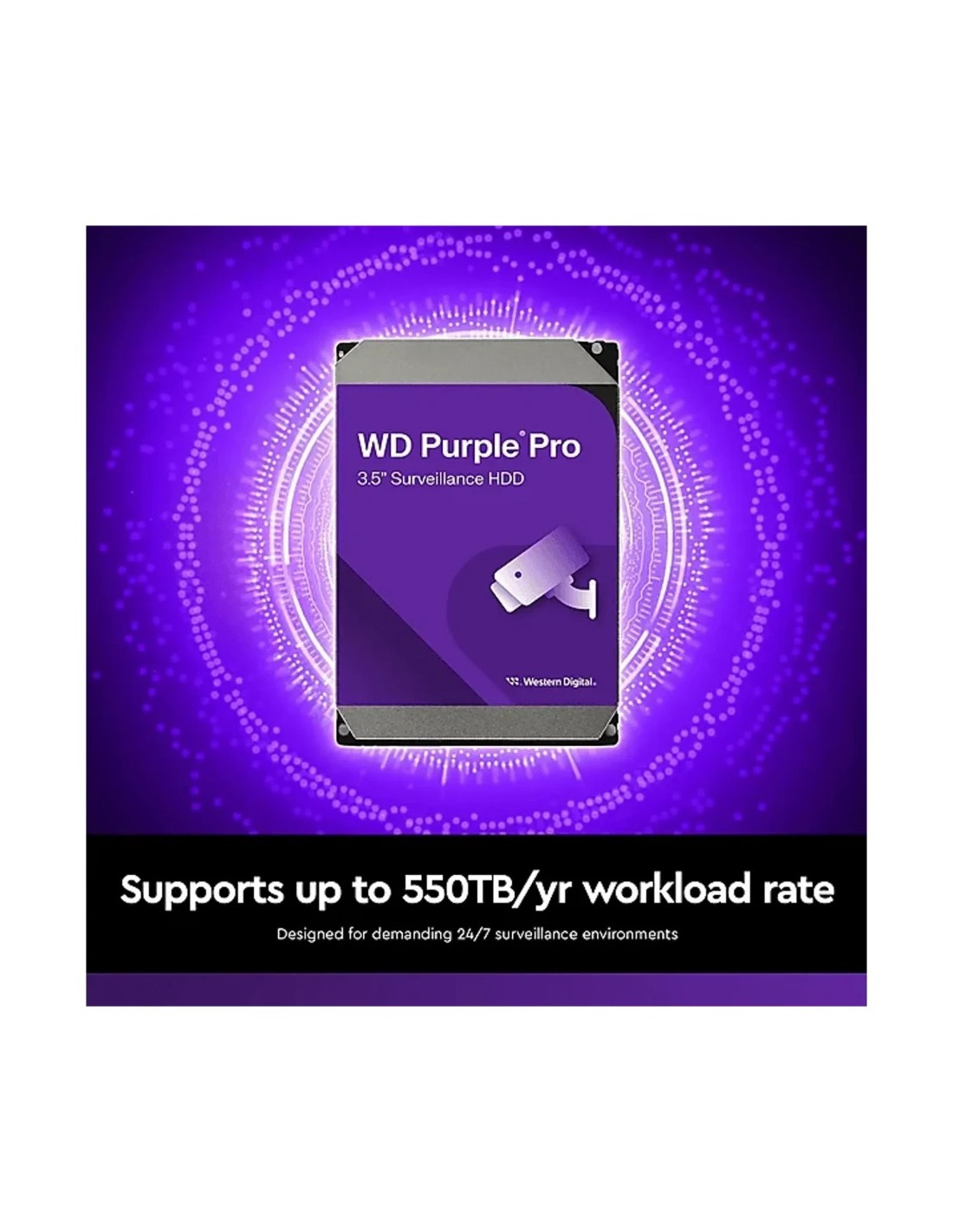 Disco duro WD Purple Pro Smart Video 8TB SATA 3,5 pulgadas 7200rpm
