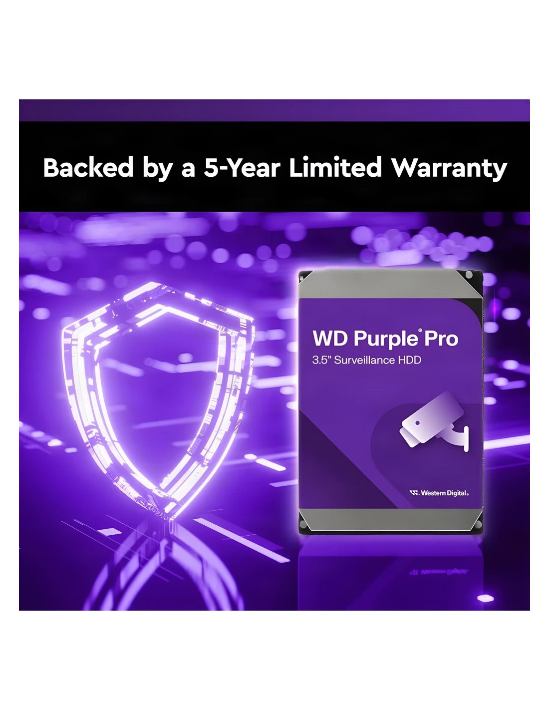 Disco duro WD Purple Pro Smart Video 8TB SATA 3,5 pulgadas 7200rpm