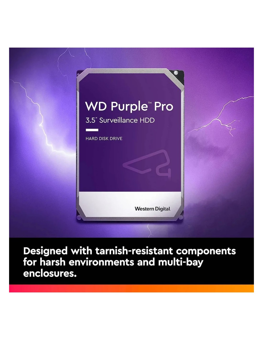 Disco duro WD Purple Pro Smart Video 8TB SATA 3,5 pulgadas 7200rpm