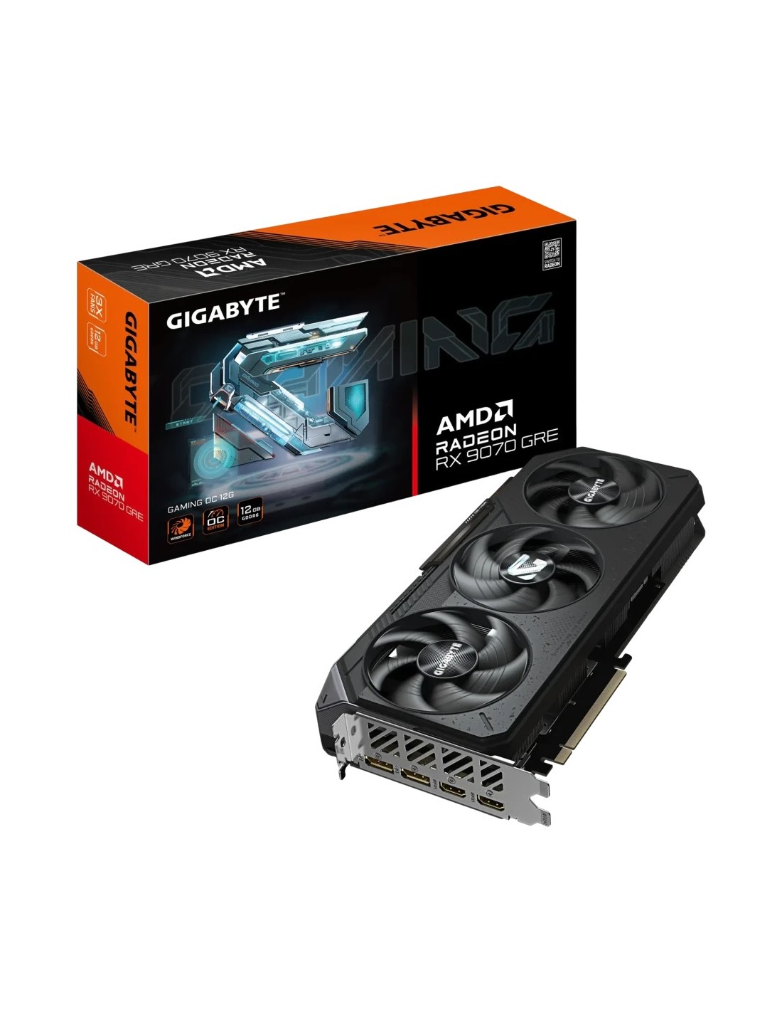 Tarjeta gráfica GIGABYTE Radeon RX 9070 GRE Gaming OC 12GB GDDR6