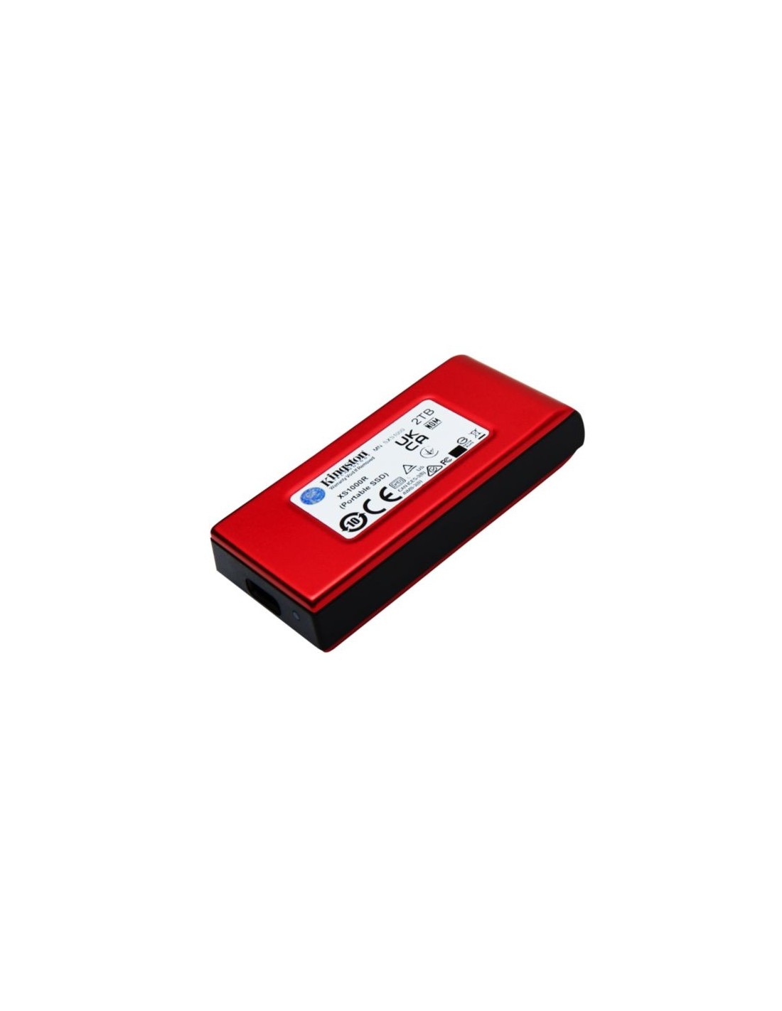 Kingston XS1000 2TB Rojo USB 3.2 Gen 2 1050MB/s SSD externo en Logroño