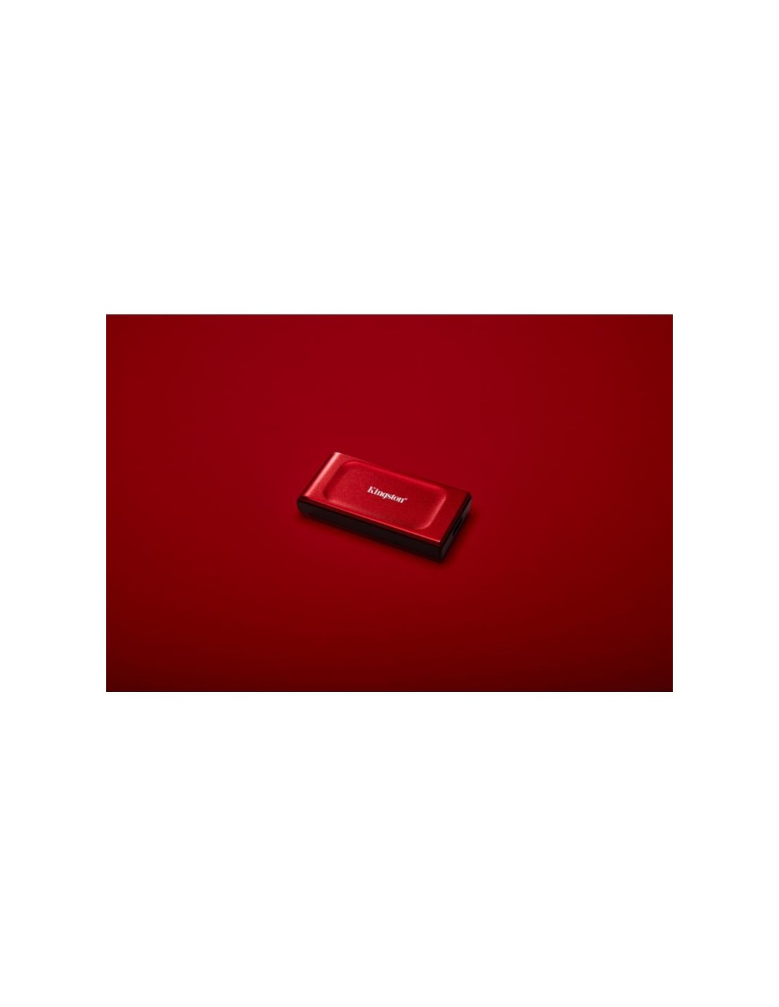 Kingston XS1000 2TB Rojo USB 3.2 Gen 2 1050MB/s SSD externo en Logroño