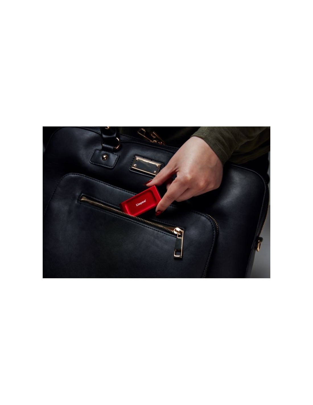 Kingston XS1000 2TB Rojo USB 3.2 Gen 2 1050MB/s SSD externo en Logroño