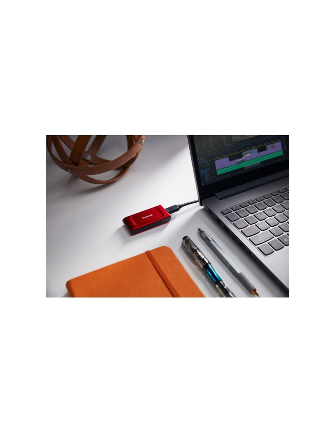 Kingston XS1000 2TB Rojo USB 3.2 Gen 2 1050MB/s SSD externo en Logroño