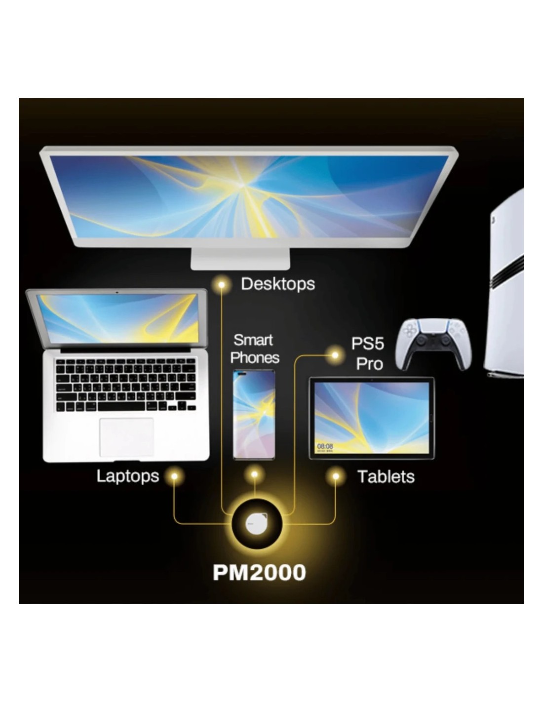 PM2000 Biwin 1TB Negro USB-C 2000MB/s SSD externo en Logroño