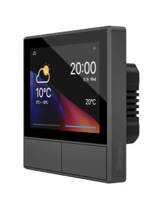SONOFF NSPanel Negro WiFi Pantalla inteligente, centro de control, ter