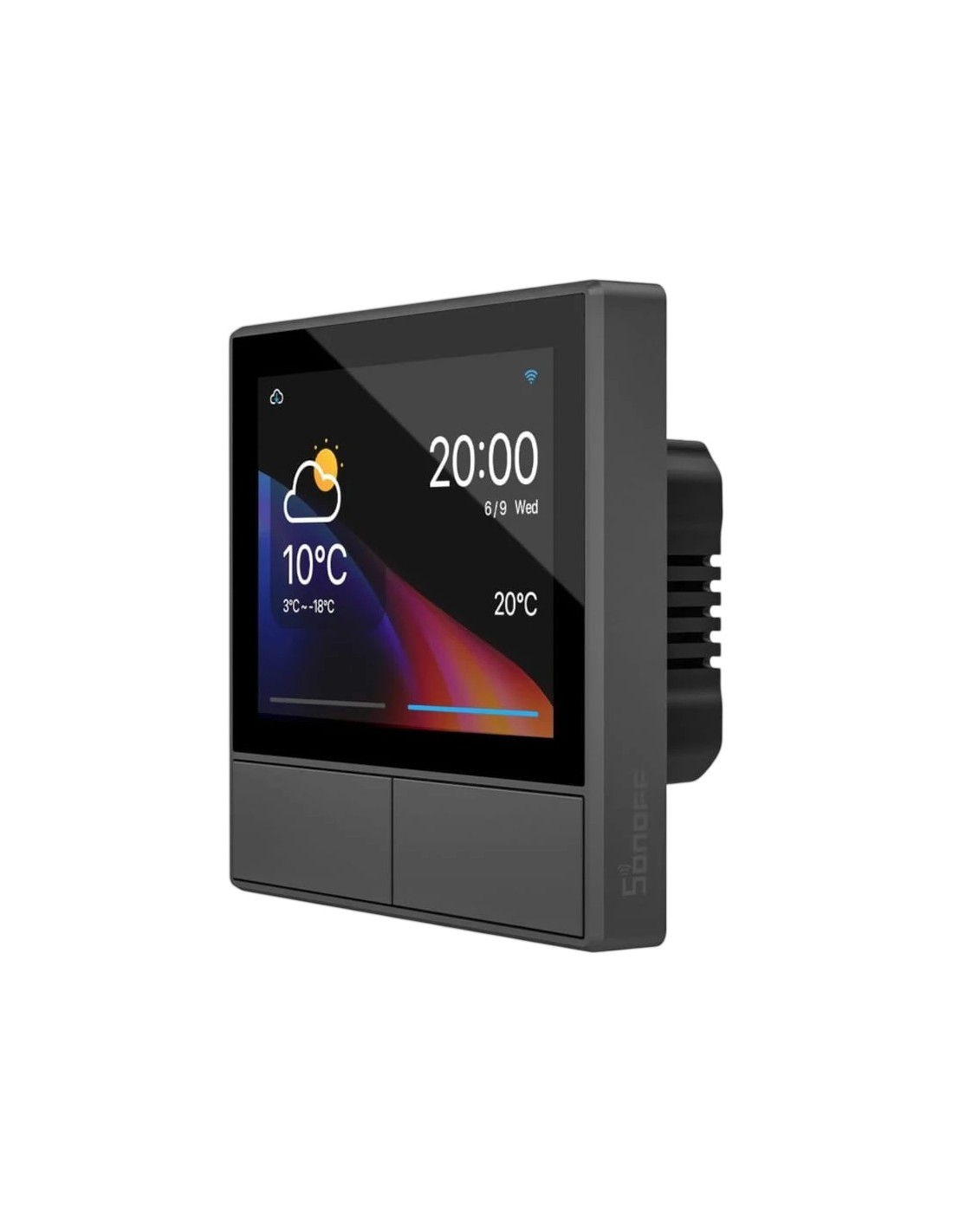 SONOFF NSPanel Negro WiFi Pantalla inteligente, centro de control, ter