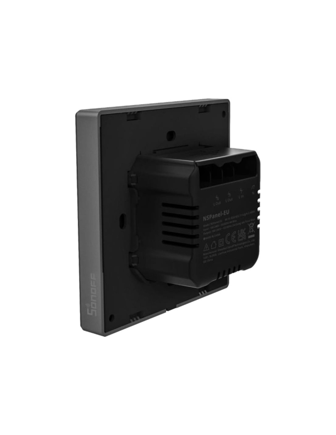 SONOFF NSPanel Negro WiFi Pantalla inteligente, centro de control, ter