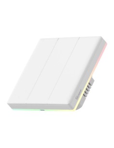 Interruptor táctil inteligente de pared SONOFF TX T5 3C 3 botones Blan 2