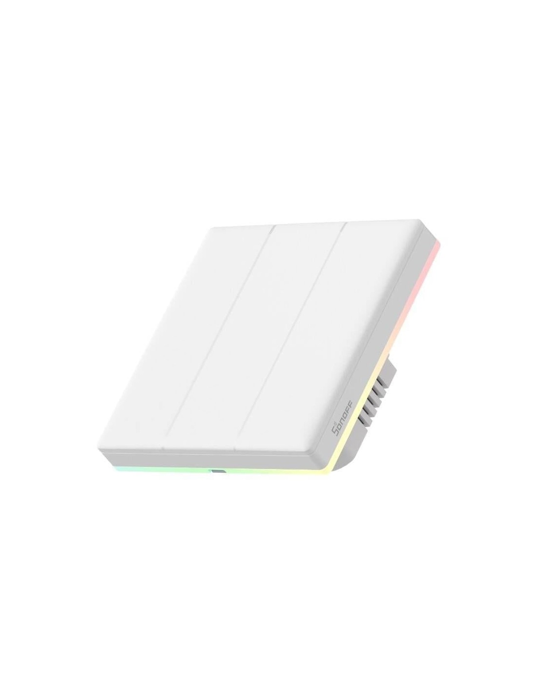 Interruptor táctil inteligente de pared SONOFF TX T5 3C 3 botones Blan