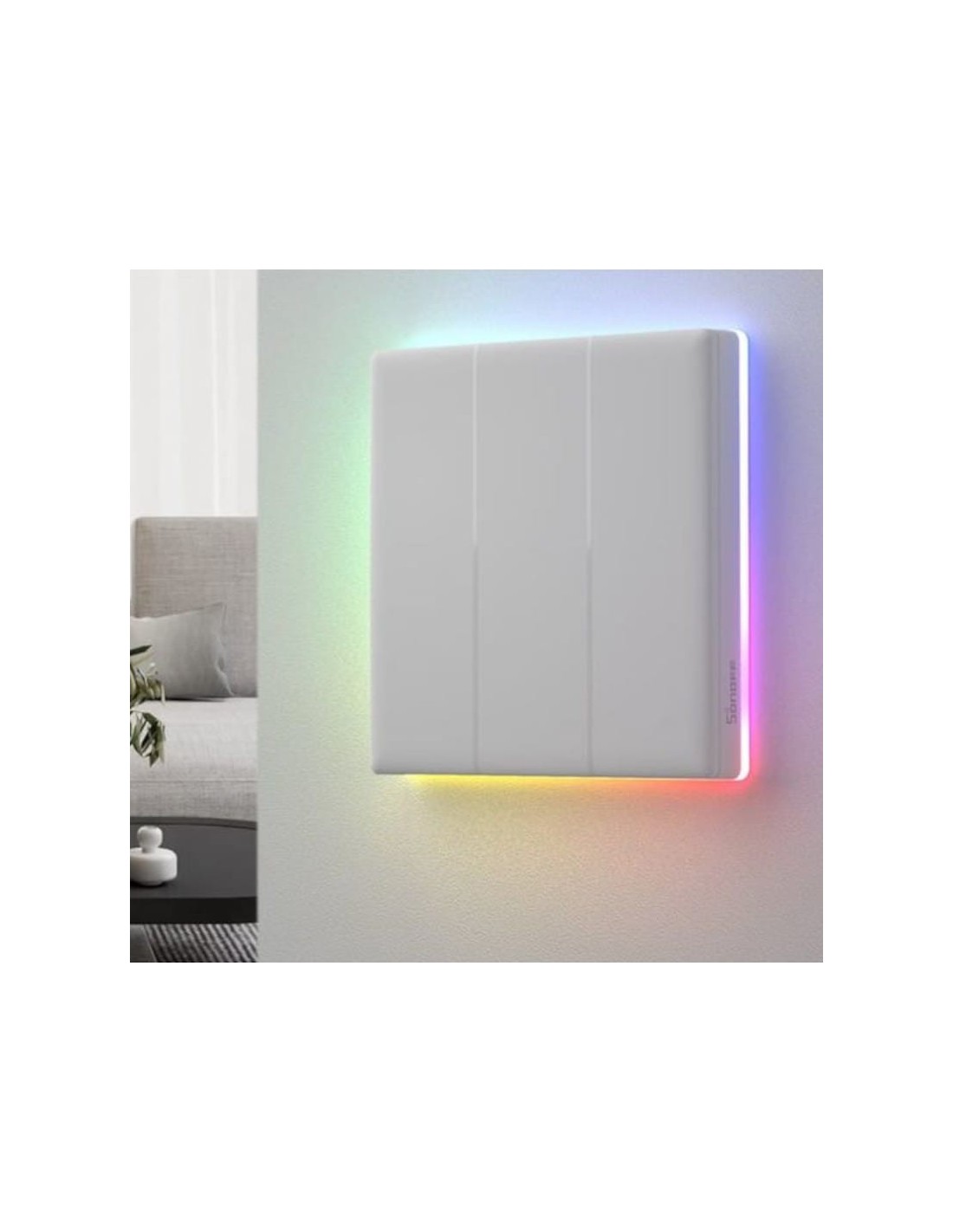 Interruptor táctil inteligente de pared SONOFF TX T5 3C 3 botones Blan