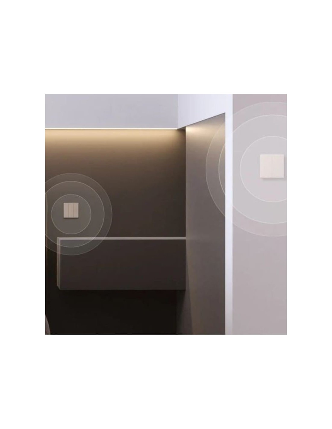 Interruptor táctil inteligente de pared SONOFF TX T5 3C 3 botones Blan