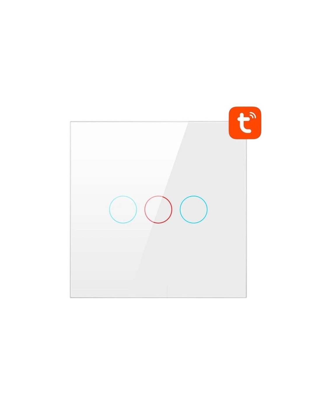 Interruptor táctil inteligente Avatto TS02-EU-W3 3 botones Blanco WiFi