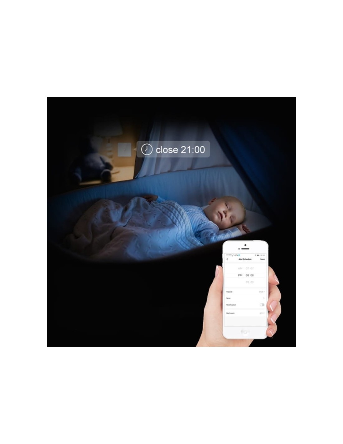Interruptor táctil inteligente Avatto TS02-EU-W3 3 botones Blanco WiFi