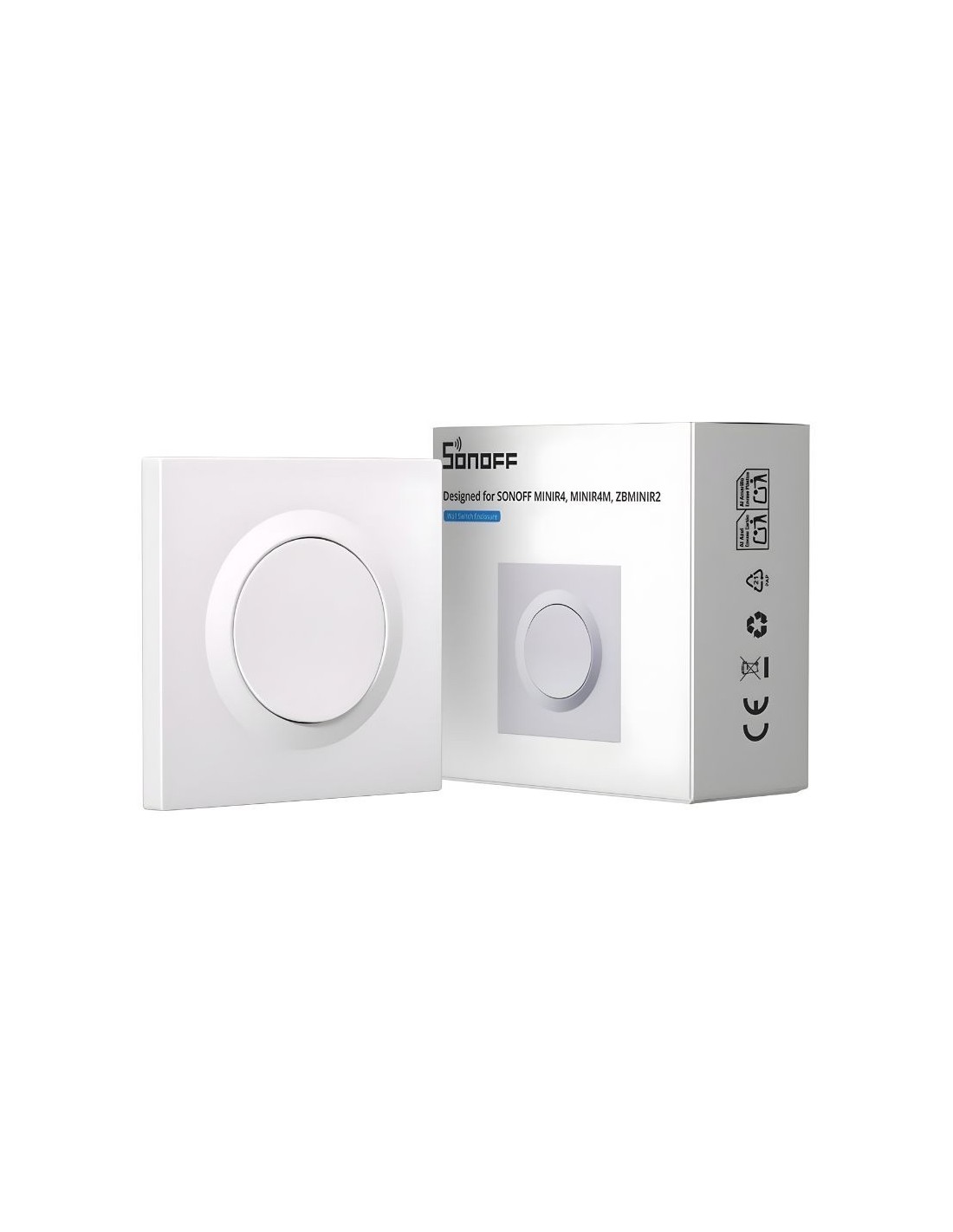 Interruptor de pared SONOFF E1GS Blanco Carcasa de en Logroño