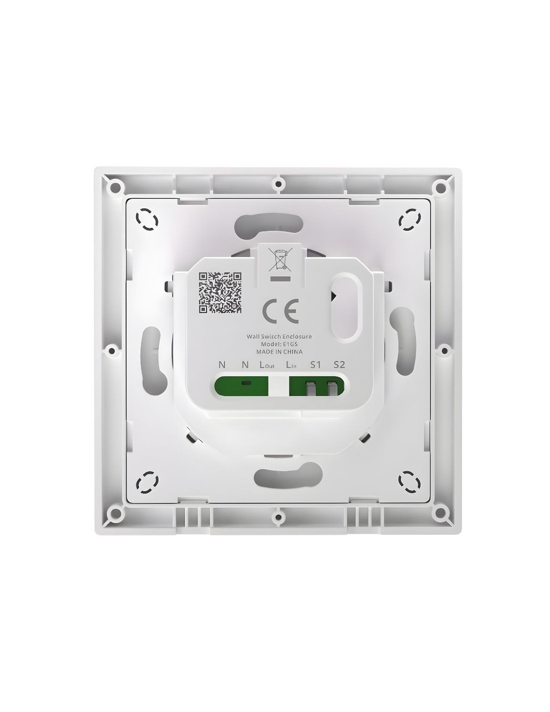 Interruptor de pared SONOFF E1GS Blanco Carcasa de en Logroño