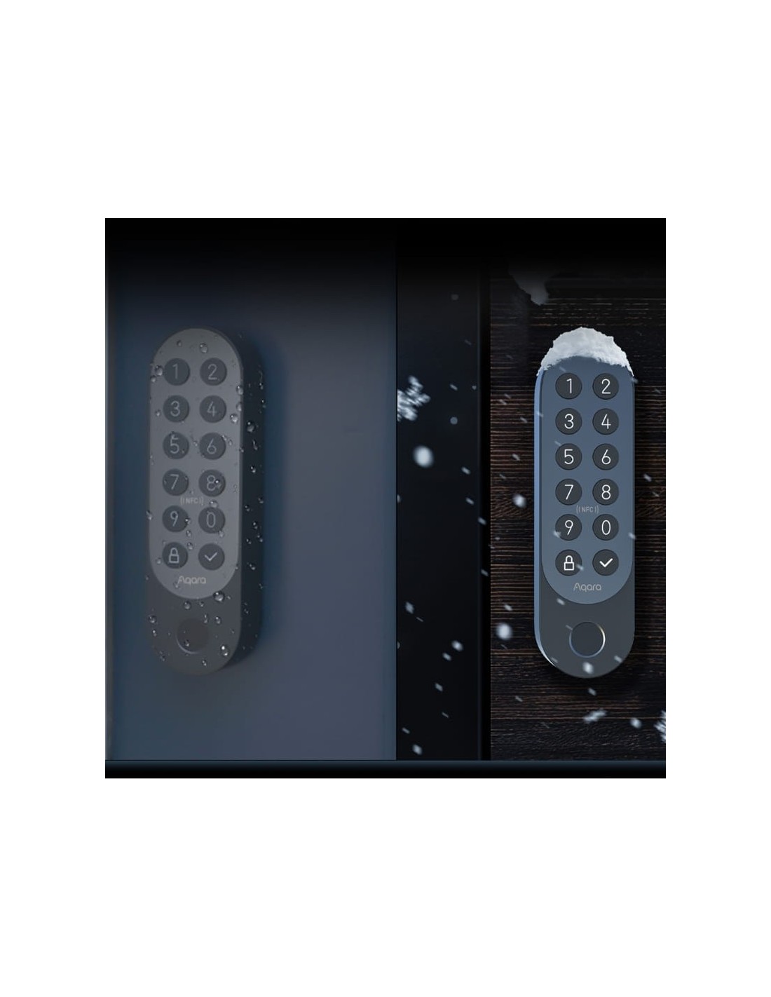 Aqara Smart Lock U200 Plata compatible con Alexa y Google Cerradura in