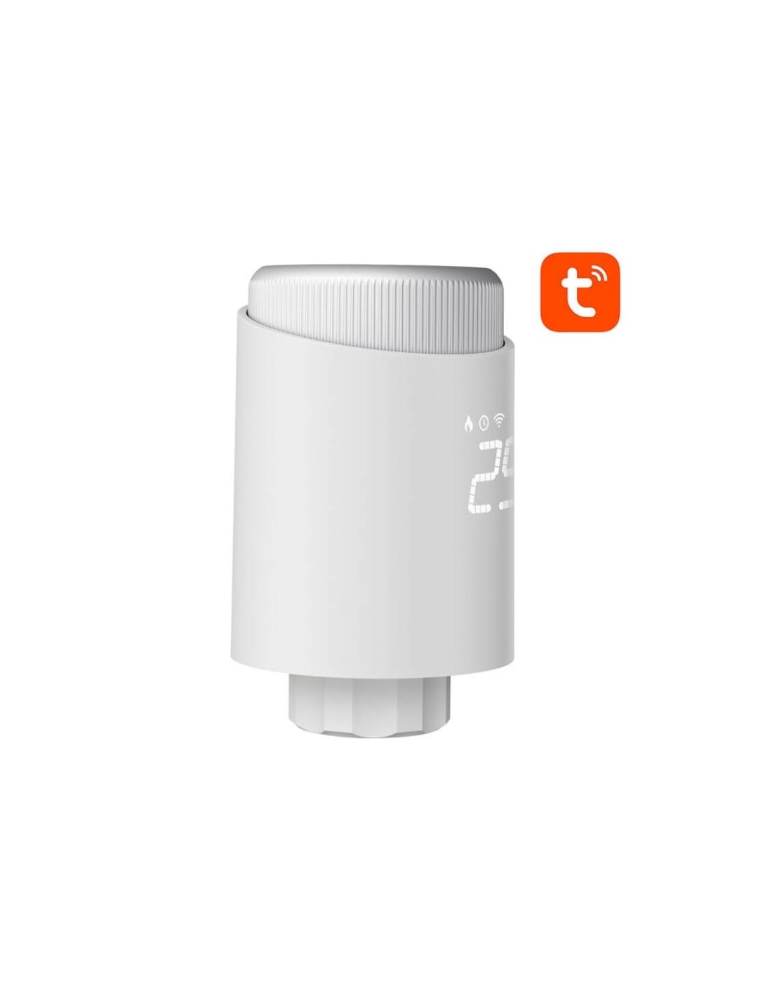 Radiador Avatto TRV10 Blanco Zigbee compatible con Alexa y Google Term