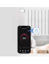 Radiador Avatto TRV10 Blanco Zigbee compatible con Alexa y Google Term