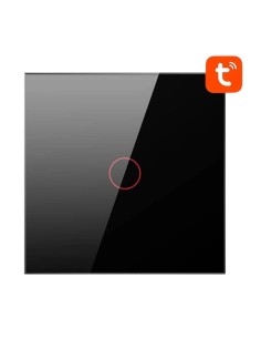 Interruptor táctil inteligente Avatto TS02-EU-B1 1 botón Negro WiFi