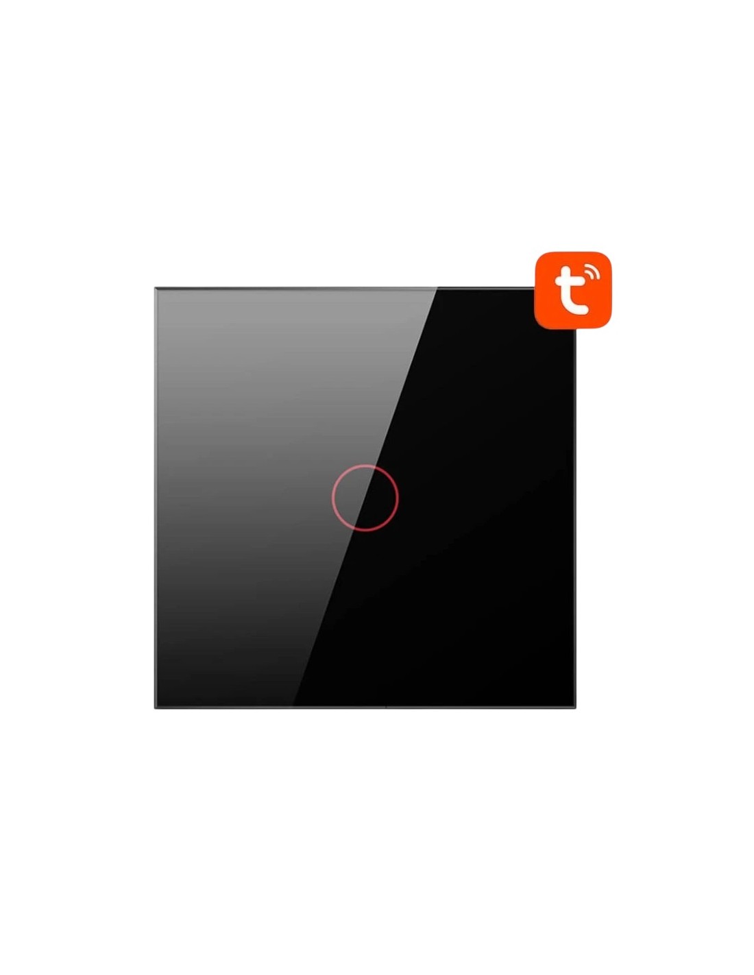 Interruptor táctil inteligente Avatto TS02-EU-B1 1 botón Negro WiFi