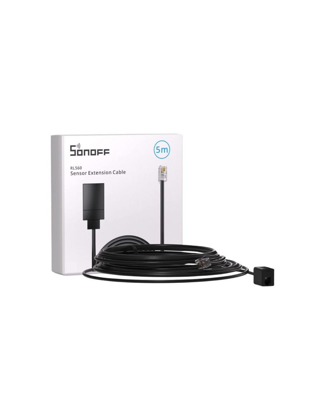 Cable alargador de sensor Sonoff RL560 Negro en Logroño