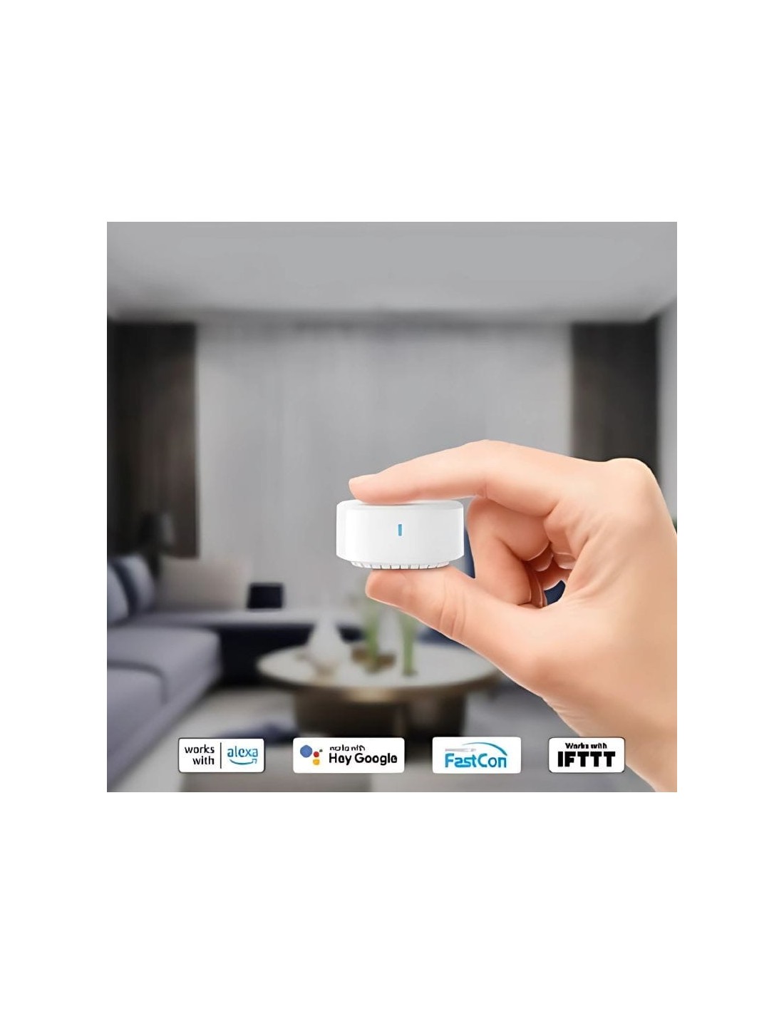 Broadlink DS4-FC con S3 Hub compatible con Alexa y Google Sensor