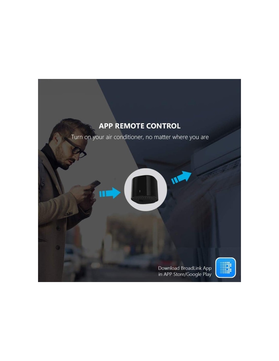 BroadLink Bestcon RM4C Mini Hub compatible con Alexa y Google Assistan