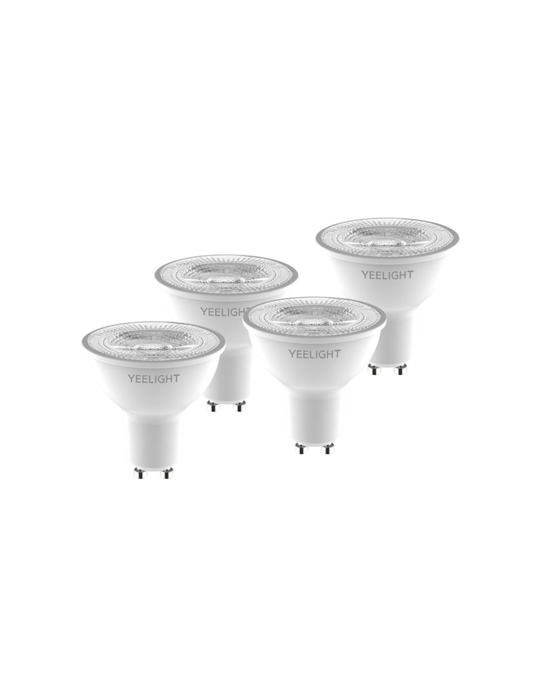 Pack x4 Yeelight GU10 Smart Bulb W1 LED Dimmer en Logroño