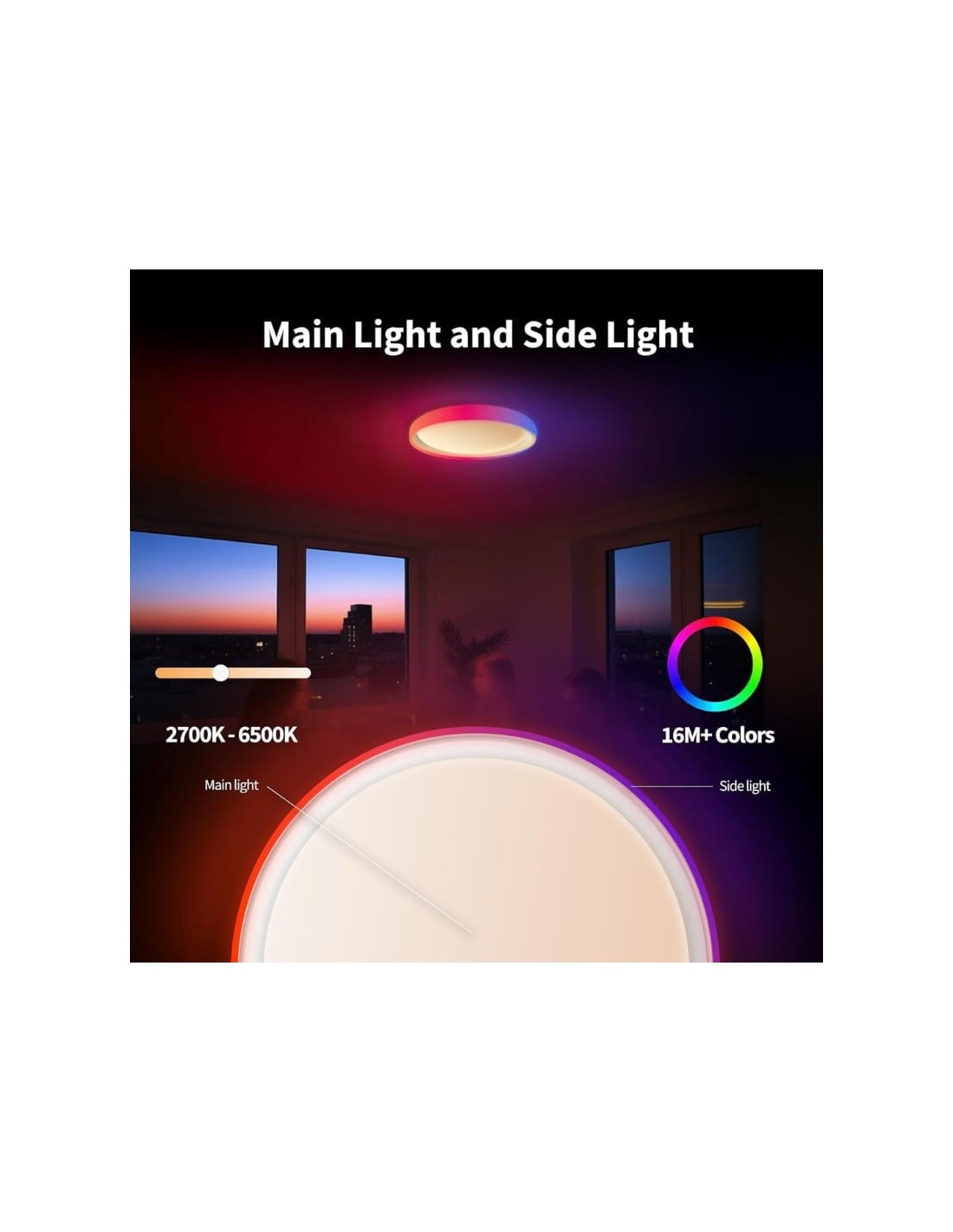 Lámpara de techo inteligente Aqara Ceiling Light T1M Zigbee 2700-6500K