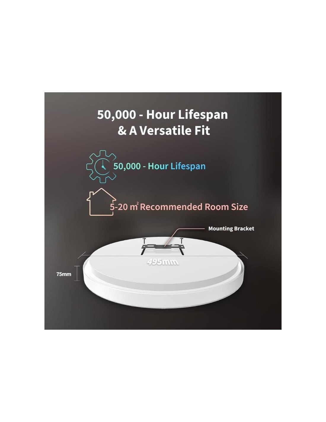 Lámpara de techo inteligente Aqara Ceiling Light T1M Zigbee 2700-6500K