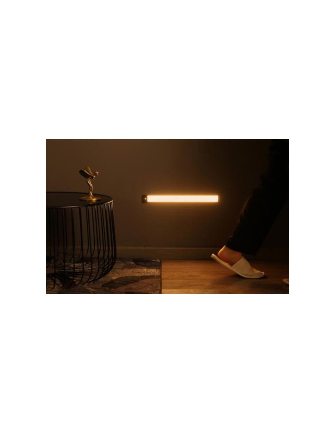 Sensor de movimiento 2700K Lámpara LED Yeelight A20 Negro para armario