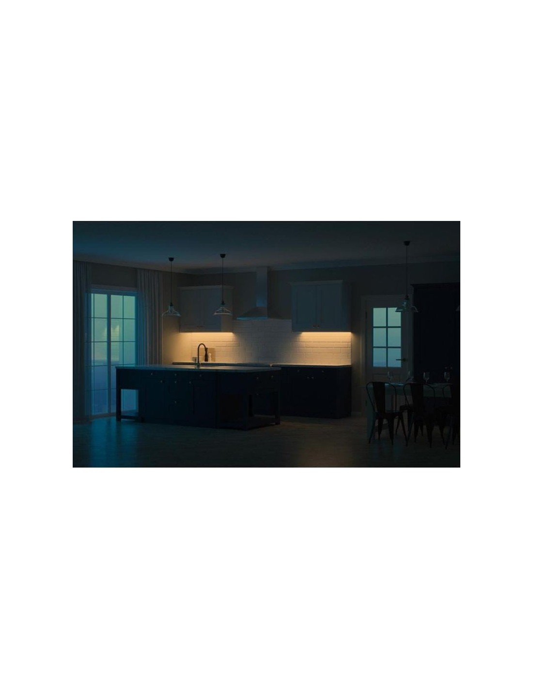 Sensor de movimiento 2700K Lámpara LED Yeelight A20 Negro para armario