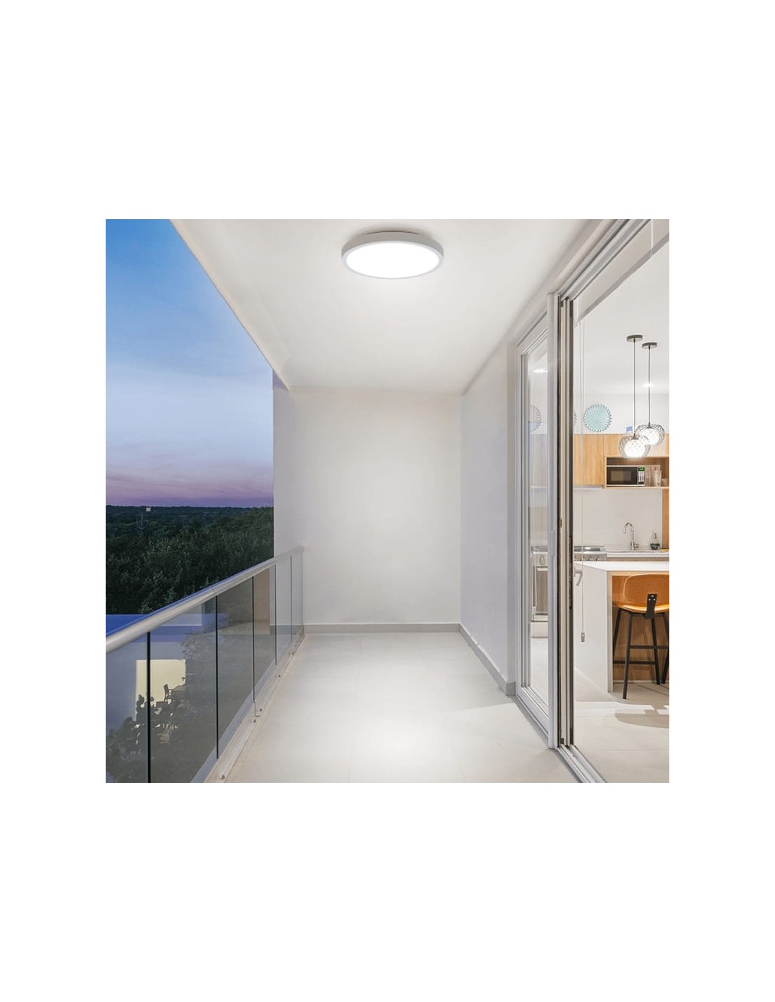 Lámpara inteligente Xiaomi Smart Ceiling Light D20 900 lm 250 mm 2700-