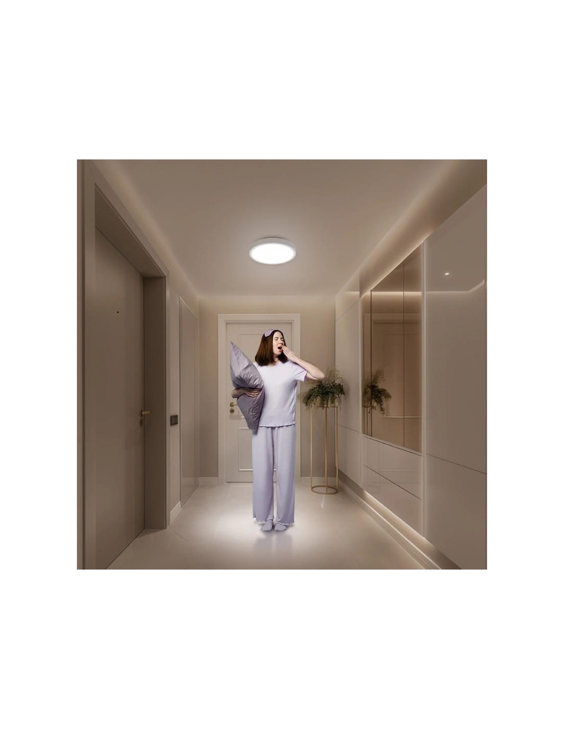Lámpara inteligente Xiaomi Smart Ceiling Light D20 900 lm 250 mm 2700-