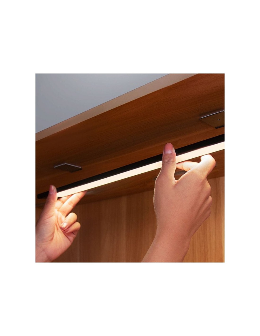 Lámpara inteligente Yeelight Closet Sensor Light 40cm Negro 4000K