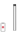 Lámpara inteligente Yeelight Closet Sensor Light 40cm Negro 4000K
