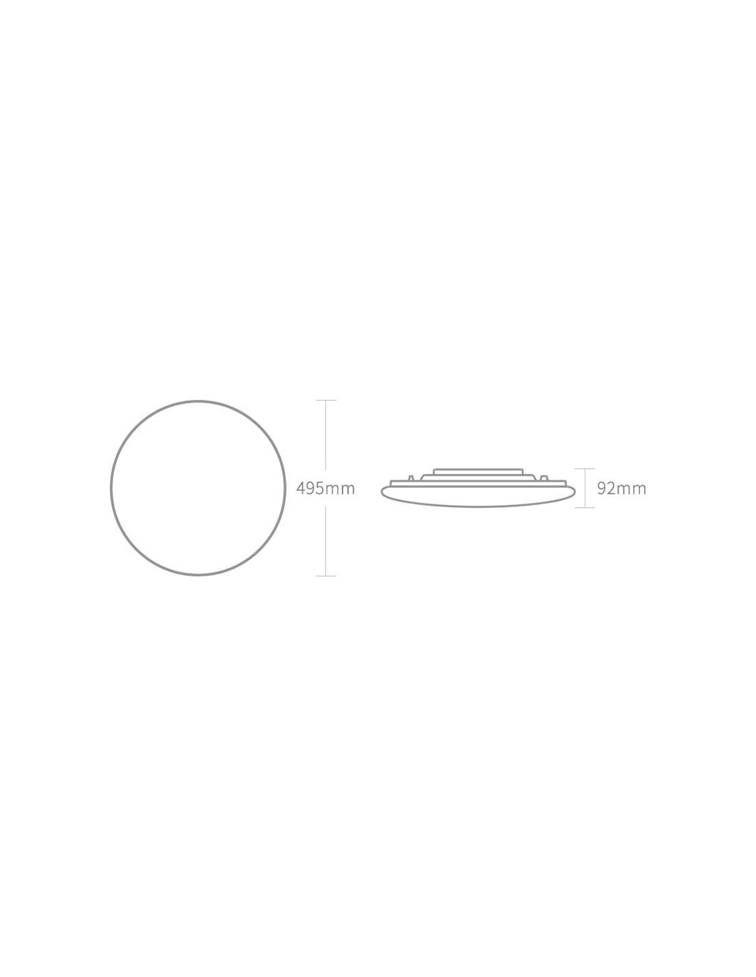 Lámpara de techo inteligente Yeelight Arwen Ceiling Light 450C