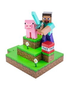 Lámpara Paladone Steve Diorama Minecraft en Logroño