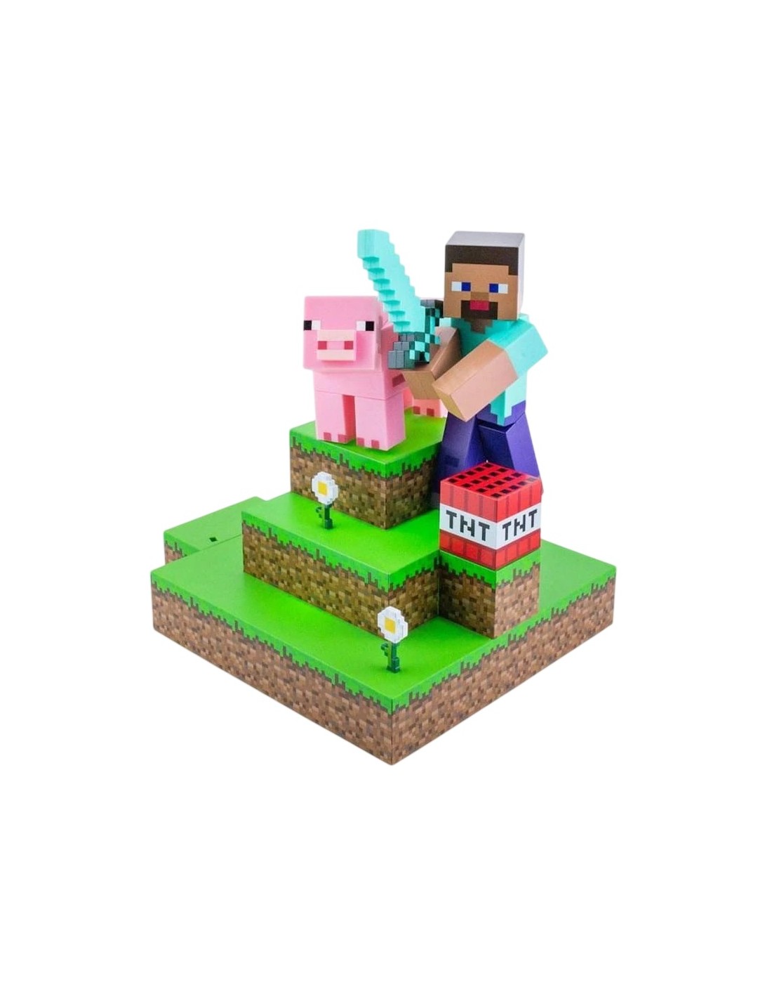 Lámpara Paladone Steve Diorama Minecraft en Logroño