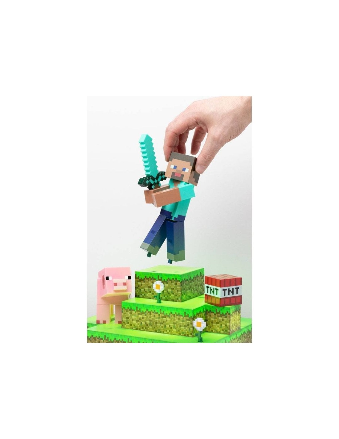 Lámpara Paladone Steve Diorama Minecraft en Logroño