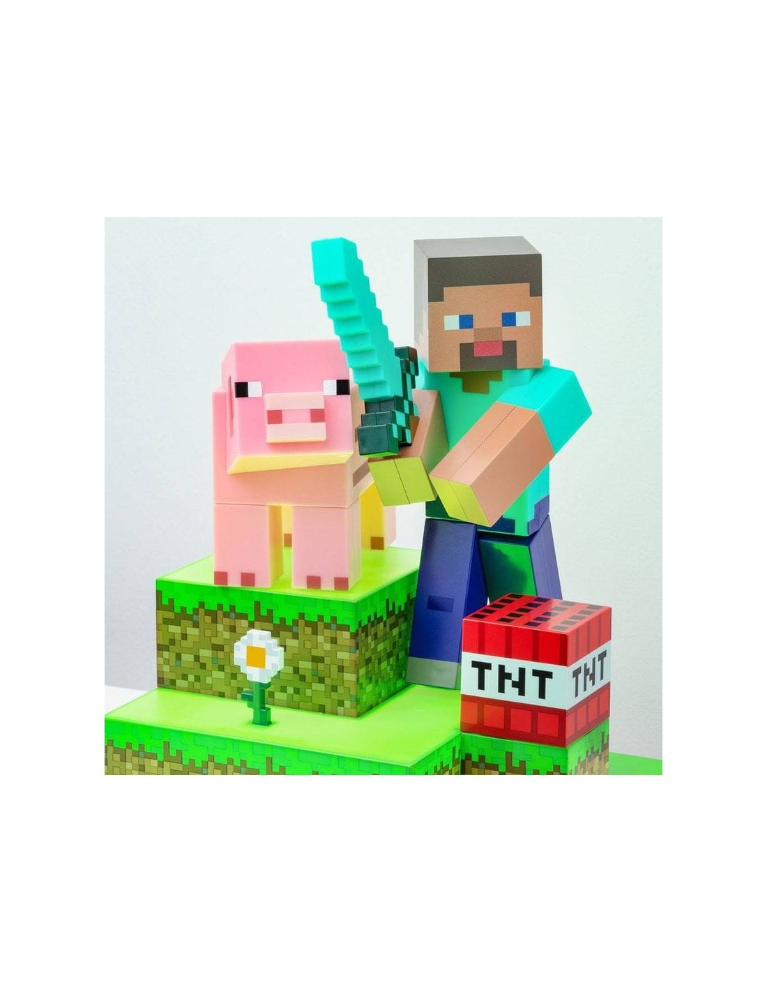 Lámpara Paladone Steve Diorama Minecraft en Logroño