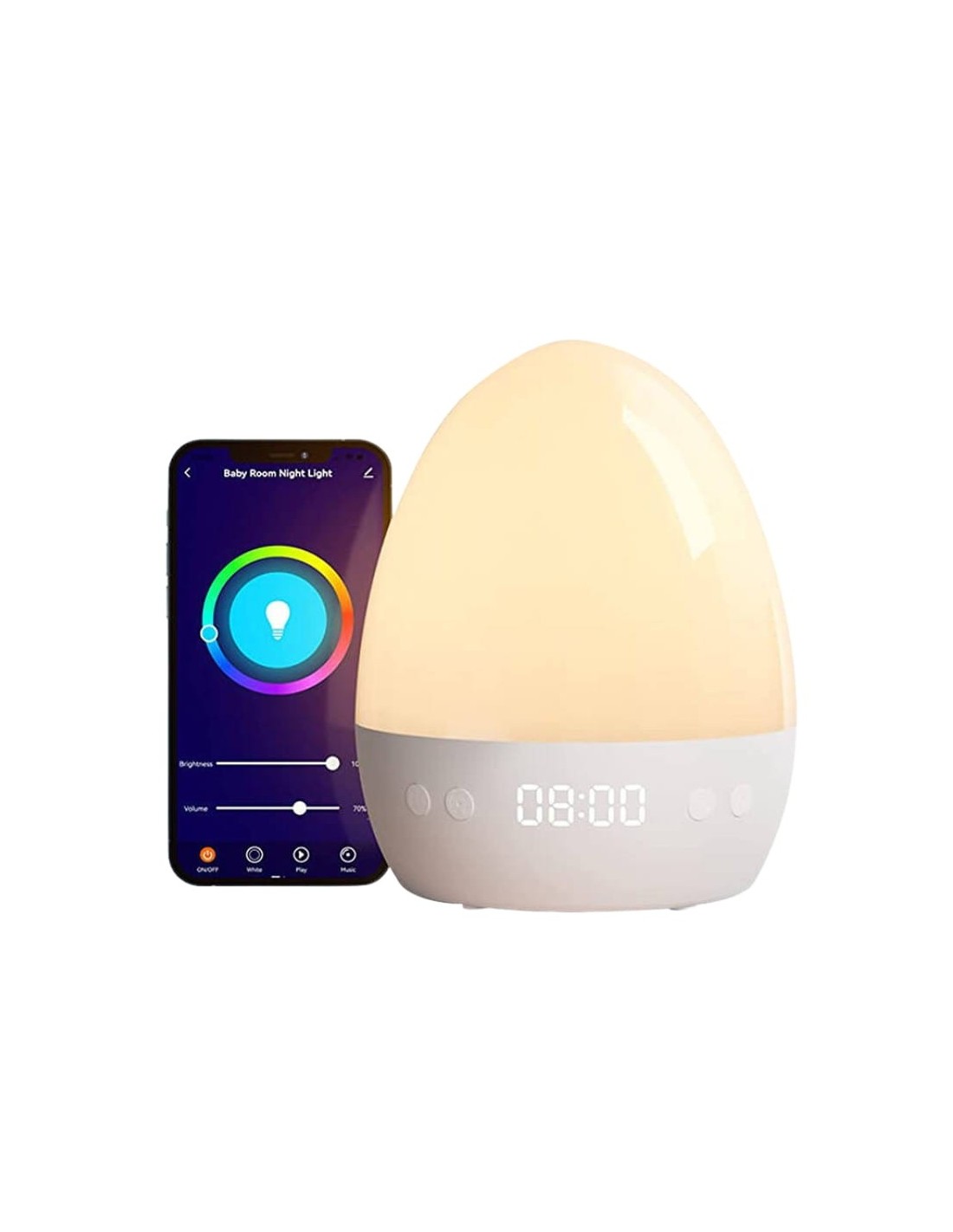 Lámpara inteligente Gosund LB2S Blanco WiFi RGB en Logroño