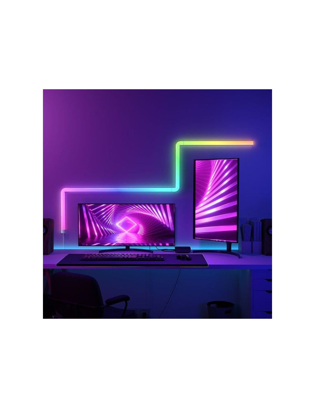 Lámpara inteligente Govee H6062 Glide 6+1 Luz de Pared compatible con 