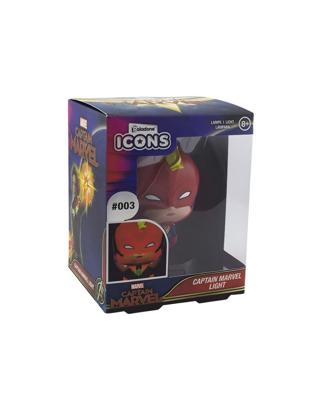 Lámpara Paladone Icon Captain Marvel en Logroño