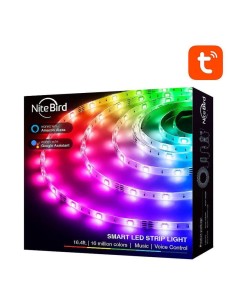 Tira LED inteligente NiteBird SL3 Tuya 2x5 m WiFi en Logroño 2
