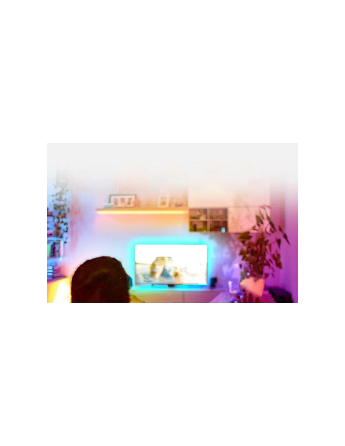 Tira LED Meross MSL320 RGB 2x5 m WiFi compatible con Alexa, Google y H