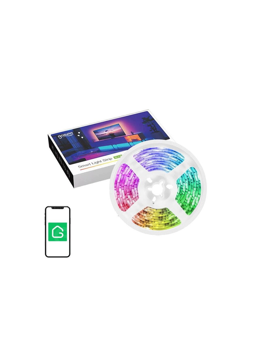 Tira LED Gosund SL1 WiFi Tuya RGB 2,8 m en Logroño