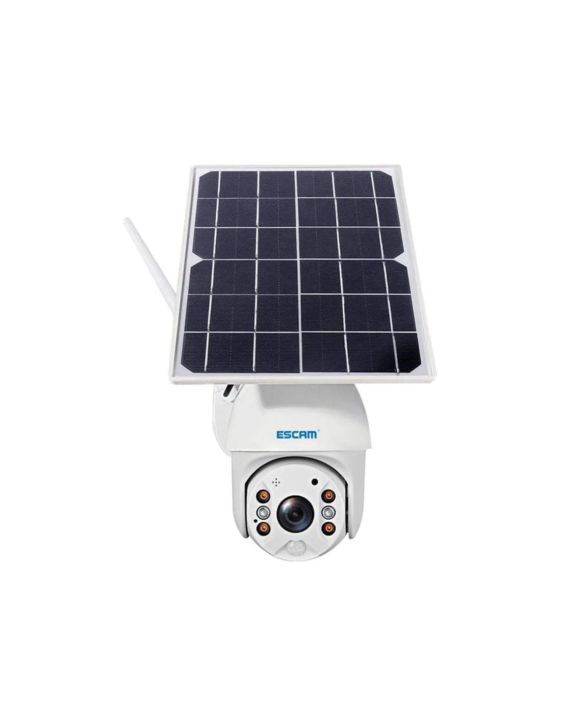 Cámara de vigilancia Escam QF480 Full HD 4G Solar PTZ 355° en Logroño
